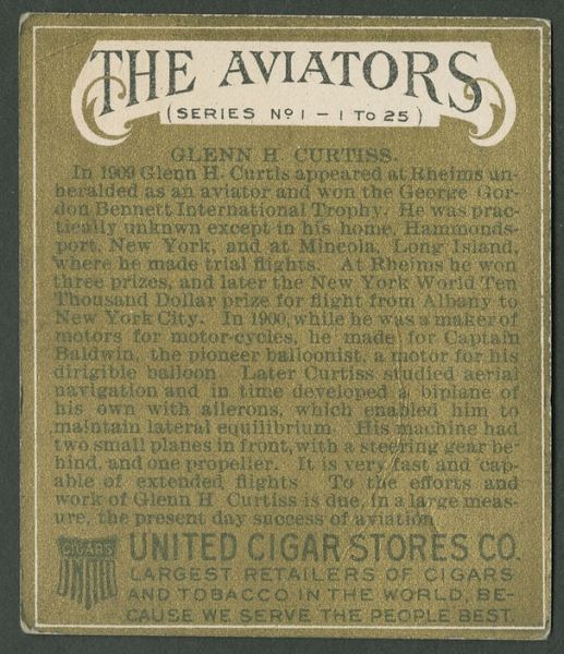 T38 1911 United Cigar The Aviators